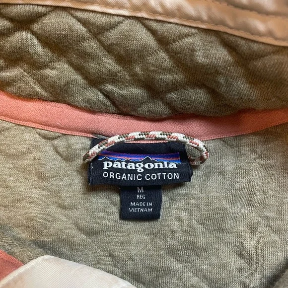 Rare!! Patagonia Organic Quilted Snap-T Pullover - Picture 4 of 4